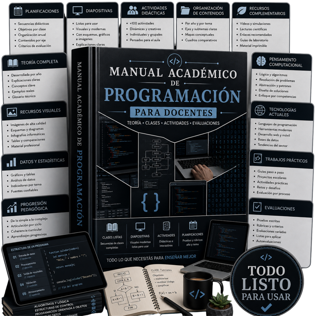 MANUAL ACADEMICO DE PROGRAMACION + 5 BONOS DE REGALO
